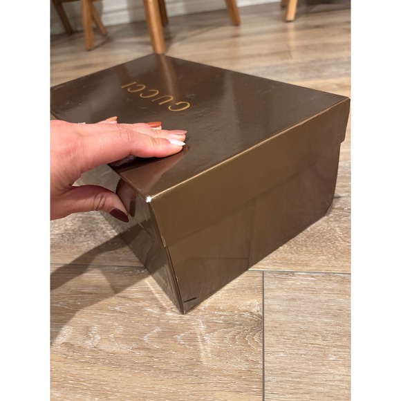 Gucci GG Embossed Leather Sneakers Low Top Lace Up Black Designer Shoes - Picture 13 of 14